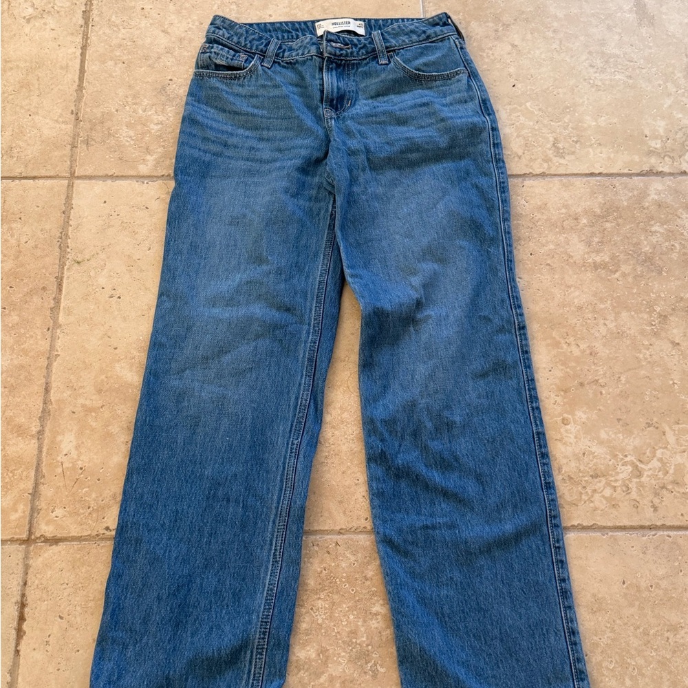 Hollister Women's Straight Leg Blue Jeans